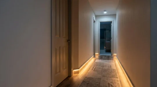 Comparison between fall detection lighting and standard motion sensor technology for elderly home safety