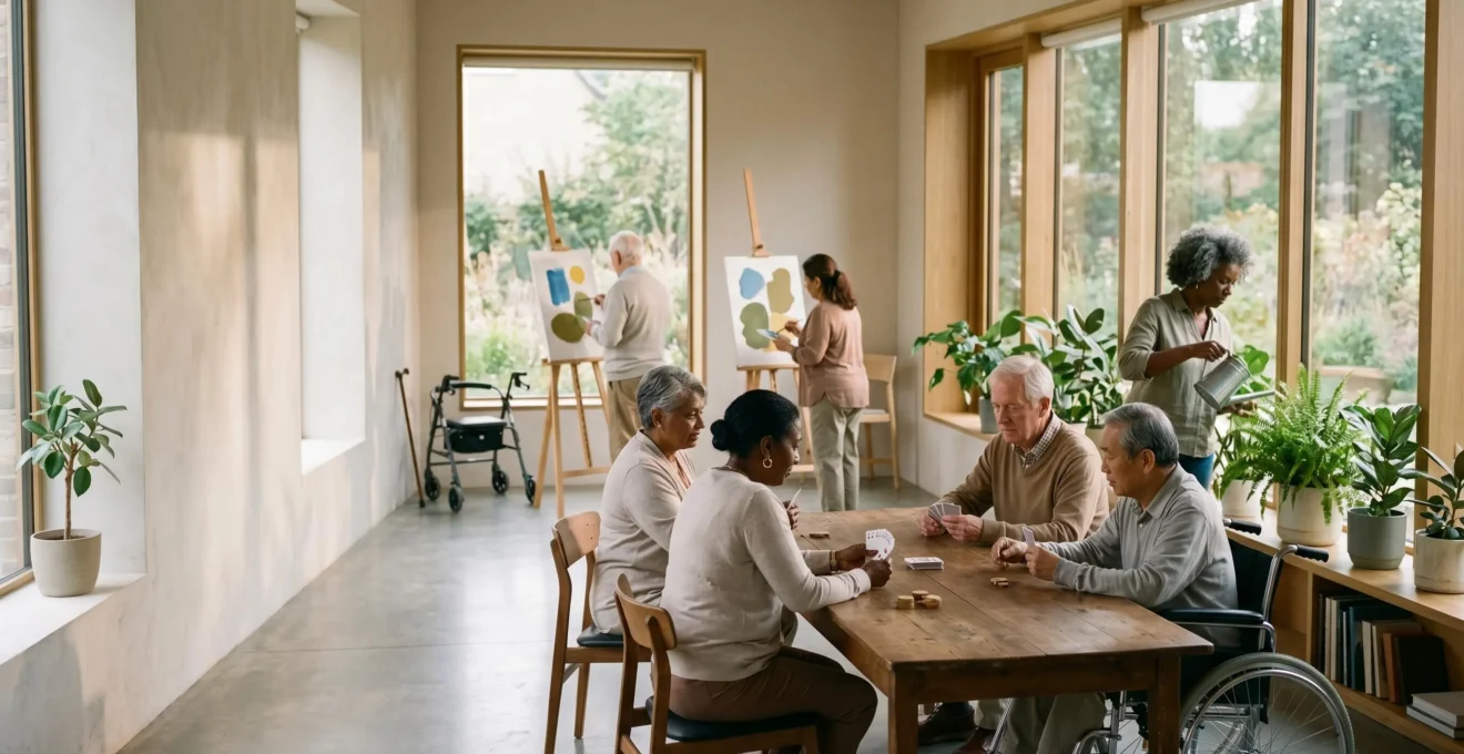 Older adults participating in diverse mentally stimulating activities for brain health
